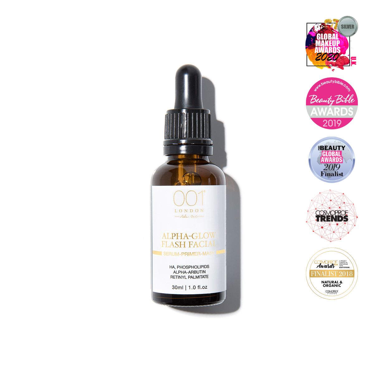 ALPHA-GLOW FLASH FACIAL Serum-Primer-Mask