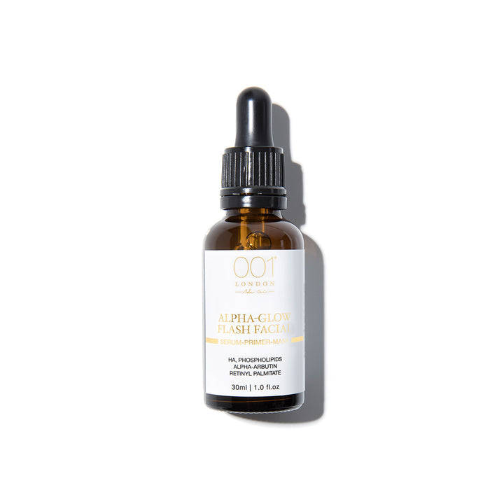 Skincare ALPHA-GLOW FLASH FACIAL Serum-Primer-Mask 001 Skincare London